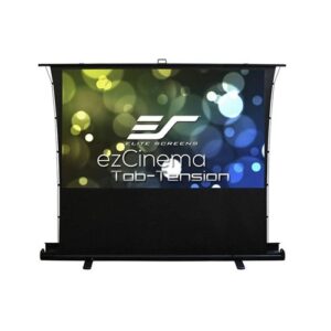 ELITE SCREENS FT74XWH - 74 16:9 Portable Tension Floor Pull Up Projector - Free Shipping