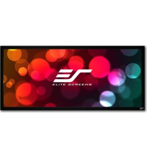 ELITE SCREENS R138WH1-WIDE - R138WH1-WIDE 138 Ultrawide Fixed Projector Screen - Free Shipping