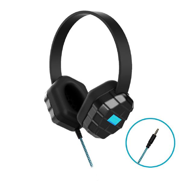 GUMDROP 01H000: Gumdrop DropTech B1 Kids Rugged Headphones - Compatible with all devices with a 3.5mm headphone jack (Bulk packaged in Poly bag - No Retail packaging).
