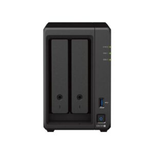 SYNOLOGY DS723+ - 2-Bay 3.5 Scalable NAS with AMD Ryzen R1600 Dual Core and 2GB RAM