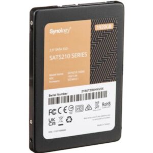 SYNOLOGY SAT5210-960G - 2.5 SATA SSD with 960GB Capacity - Check Compatible Models