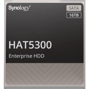 SYNOLOGY HAT5300-16T - Enterprise 3.5 SATA Hard Drive - HAT5300, 16TB, 5-Year Warranty