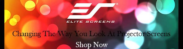 Elite Screens Shopping Promo