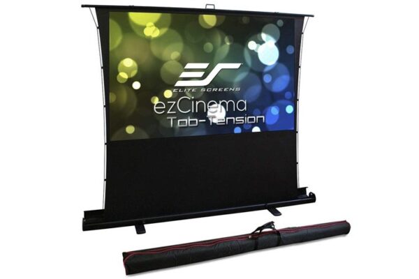 ELITE SCREENS FT110XWH - 110 16:9 Portable Tension Floor Pull Up Screen - Free Shipping