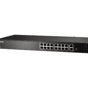 IDIS 16PORT UNMANAGED POE SWITCH, 3YR