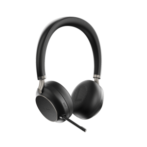 Yealink BH76-TEAMS-BLACK-USB-C - Yealink Wireless (BH76) MS ANC Stereo Headset + BT51 USB-A Dongle, Qi Charging, Black, USB-A.