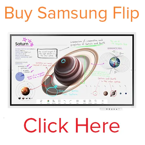 samsung flip whiteboard image