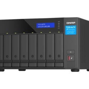 QNAP 8-BAY NAS (NO DISK) INTEL 6-CORE 2.5GHz, 32GB, 2.5GbE(2), M.2(2), PCIe, TWR, 3YR WTY