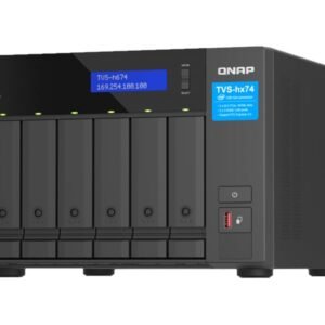 QNAP 6-BAY NAS (NO DISK) INTEL 6-CORE 2.5GHz, 32GB, 2.5GbE(2), M.2(2), PCIe, TWR, 3YR WTY