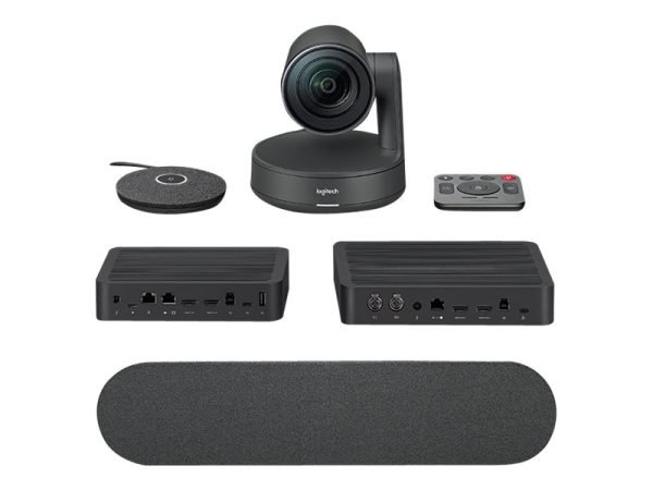 LOGITECH RALLY PLUS HD CONFERENCE SYSTEM KIT, CAMERA (1),HUB(2),SPEAKER(2), MIC POD(2),