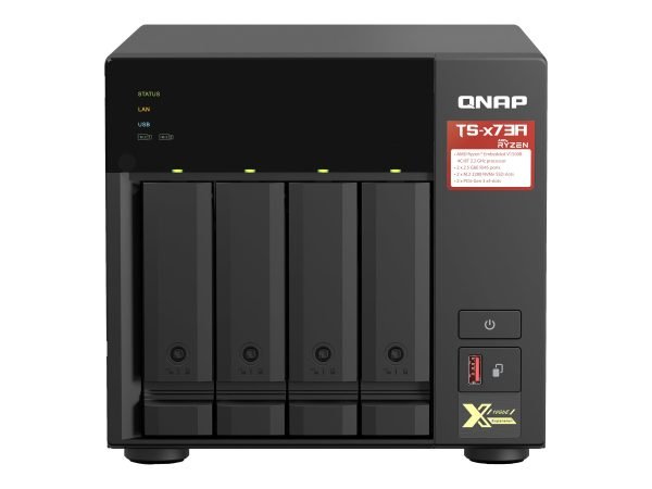 QNAP TS-473A-8G: 4-Bay NAS, Ryzen, 8GB DDR4, 4x SATA, 2x M.2, Aged Stock Promo