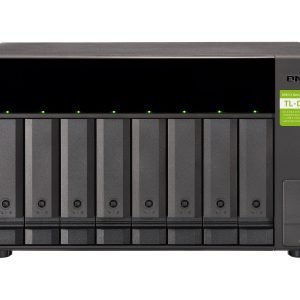 QNAP 8-BAY SATA JBOD EXPANSION UNIT (NO DISK), USB-C(1), TWR, 2YR WTY