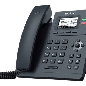 YEALINK (SIP-T31P) 2 LINE IP PHONE WITH HANDSET , 2 PORTS 10/100M ETHERNET SWTICH