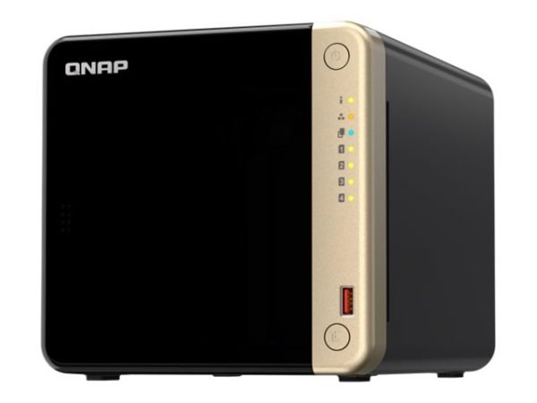 QNAP 4-BAY NAS(NO DISK) CELERO N QC 2.9GHz, 8GB, 2.5GbE(2), M.2(2), PCIe, 3YR WTY