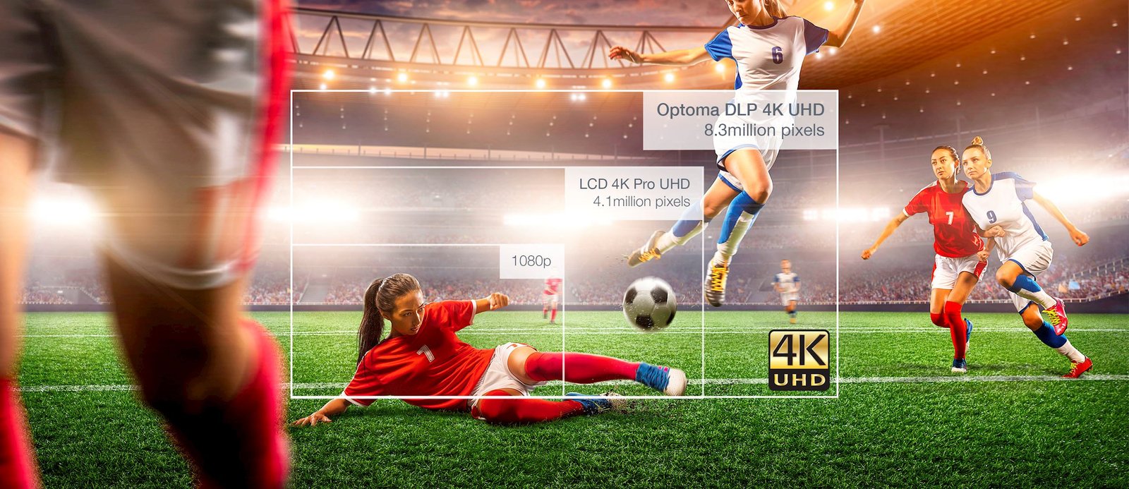 Optoma L1+ 4K Ultra Short Throw LED Projector 12 L1+ True 4K