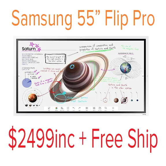 samsung 55inch Flip Pro Whiteboard