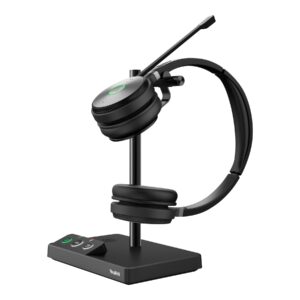 YEALINK DECT WIRELESS (WH62) UC DUAL HEADSET WITH BASE