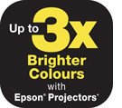 Epson laser projector 3x brighter