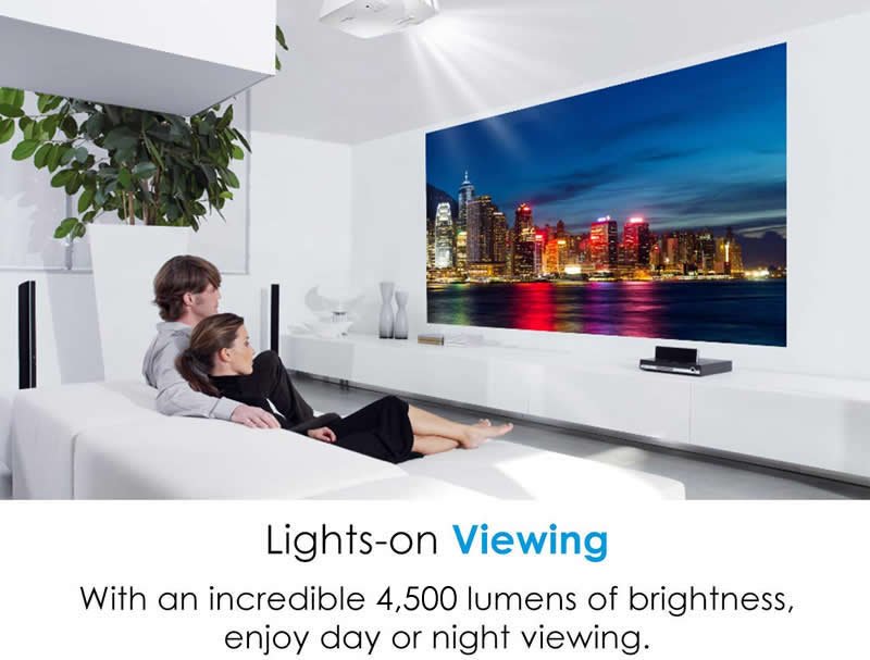 optoma hd39hdr lights on viewing