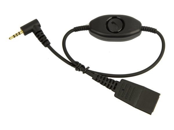 JABRA QD TO 2.5MM STRAIGHT CORD WITH PUSH TO TALK