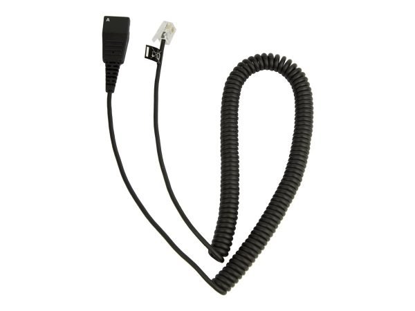 JABRA QD TO RJ9 COILED CORD FOR CISCO PHONE