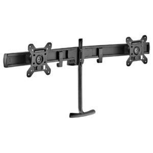 Atdec Dual Rail Crossbar - Blk - Load: 2-7kg per mo