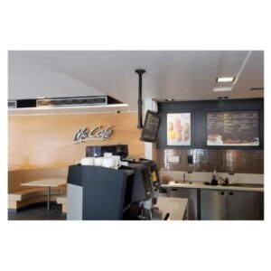 Atdec Telehook 1040 Ceiling Mount Tilt Short (Black
