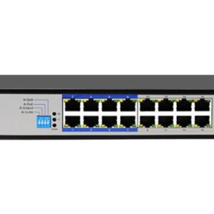 D-Link 18-Port Unmanaged PoE Switch with 16 PoE RJ4