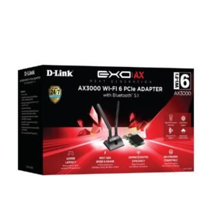 D-Link AX3000 Wi-Fi 6 PCIe Adapter with Bluetooth 5