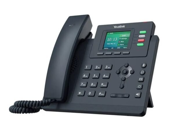 Yealink T33G 4 Line IP phone, 320x240 Colour Display, Dual Gigabit Ports, PoE, HD Voice Quality, No Power Adapter included , Black - Image 6