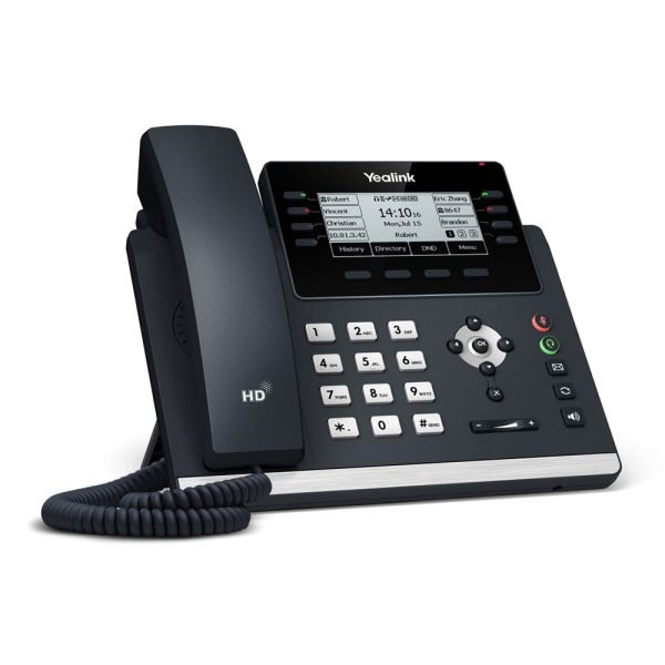 Yealink T43U 12 Line IP phone, 3.7