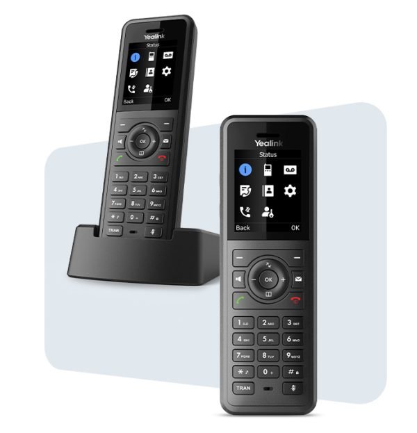 Yealink W77P High-Performance IP DECT Solution including W57R Rugged Handset And W70B Base Station, Up To 20 Simultaneous Calls - Image 6