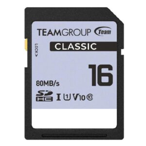Team Group Classic SDHC UHS-1 V10 SD Memory Card 16GB