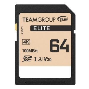 Team Group Elite SDXC UHS-I U3 High Speed Memory Card 64GB