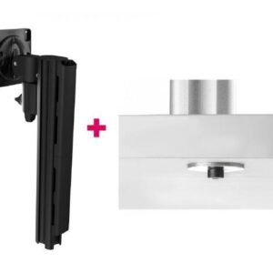 Atdec AWMS-1340 130mm Arm + 400mm Post / 12kg (26.5lb) Flat Screens
