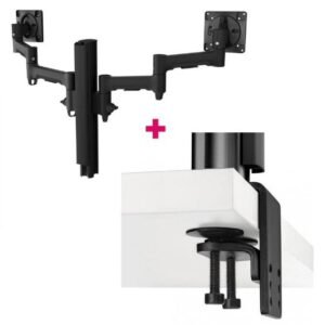 Atdec AWMS-2-4640 Dual Monitor Swing Arms on 400mm Post / 12kg (26.5lb) Flat Screen