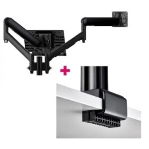 Atdec AWMS-2-ND13 Notebook-Monitor Combo Mount + 135mm Post / 9kg (20lb) Flat Screens