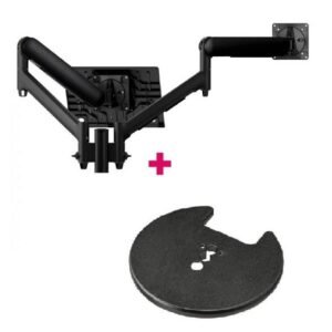 Atdec AWMS-2-ND13 Notebook-Monitor Combo Mount + 135mm Post / 9kg (20lb) Flat Screens