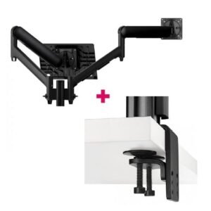 Atdec AWMS-2-ND13 Notebook-Monitor Combo Mount + 135mm Post / 9kg (20lb) Flat Screens