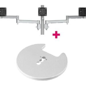 Atdec AWMS-3-13714 Triple Monitor Arms + 400mm Post / 12kg (26.5lb) Flat Screens