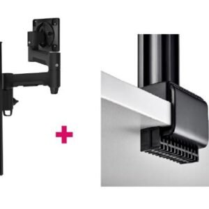 Atdec AWMS-4640 Single 460mm Monitor Arm + 400mm Post / 12kg (26.5lb) Flat Screen