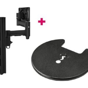 Atdec AWMS-4640 Single 460mm Monitor Arm + 400mm Post / 12kg (26.5lb) Flat Screen