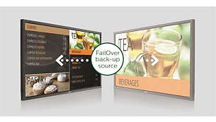 Philips Signage Solutions D-Line Display 4 Keep your content up and running with FailOver