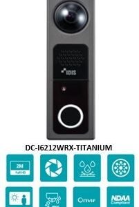 DC-I6212WRX-TITANIUM | IDIS 2MP FISHEYE LENS POE IR WDR BUILT-IN-MIC/SPK  IP66