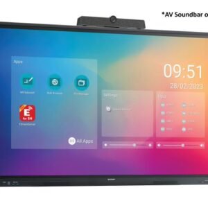 SHARP PN-LC752 LCD 75" Infrared Touch Display / 3840 x 2160