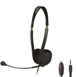 BUY 100 GET 10 BONUS x Shintaro Light Weight Headset with Boom Microphone (Single Combo 3.5mm Jack)