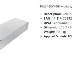 PSU 150W-RP Module_2 for RS820RP+  RS1619xs+