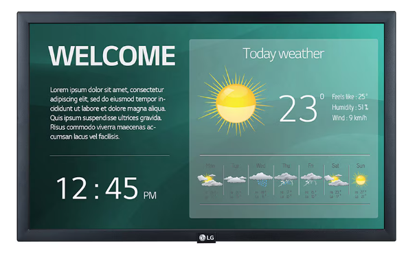 digital signage monitor