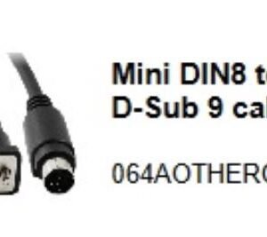 AVer RS232 DSub Adapter. Mini DIN8 (M) to D-SUB 9 (F)