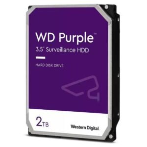 WD Purple WD23PURZ 2TB 5400RPM 64MB 3.5" Surveillance Internal Hard Drive